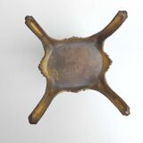 Antique jewelry box baguier gold metal