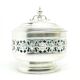 Sugar bowl, Eclecticism, silver-plated brass, WMF, Germany, 19th century