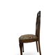 Ensemble de 6 chaises de salle à manger en noyer sculpté Art Déco, années 1920/1930