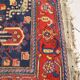 Ancien tapis persan noué main décor arbre de vie 230x140cm