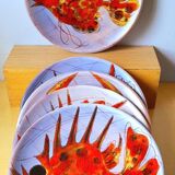 Fish plates, Brunner, Vence 1960