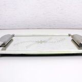Tray mirror vintage removable handles