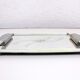 Tray mirror vintage removable handles