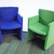 2 Chaises italiennes Fauteuil Centro Progetti Tecno Modèle S148