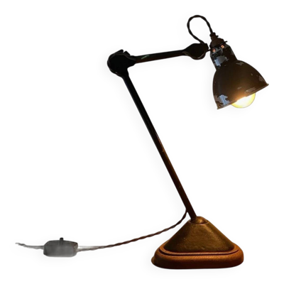 Lampe ajustable gras brevetée sgdg '' n206 / n1056 ''petit modèle'' alu