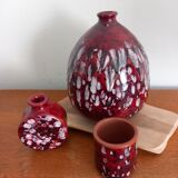 Collection Trio "Rouges de Vallauris" – Marius GIUGE – Design 1960