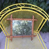 Bamboo mirror 38x41cm