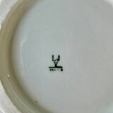 5 pièces d’un service en porcelaine Jules Vieillard XIXème