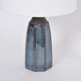 Lampe de Bureau Modèle 1042 en Grès Bleu par Einar Johansen pour Søholm