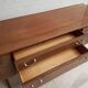 Vintage mid century walnut effect compact scandinavian sideboard