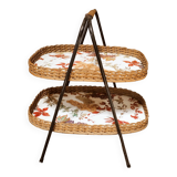 Vintage servant display or magazine holder
