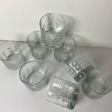 8 verres vintage