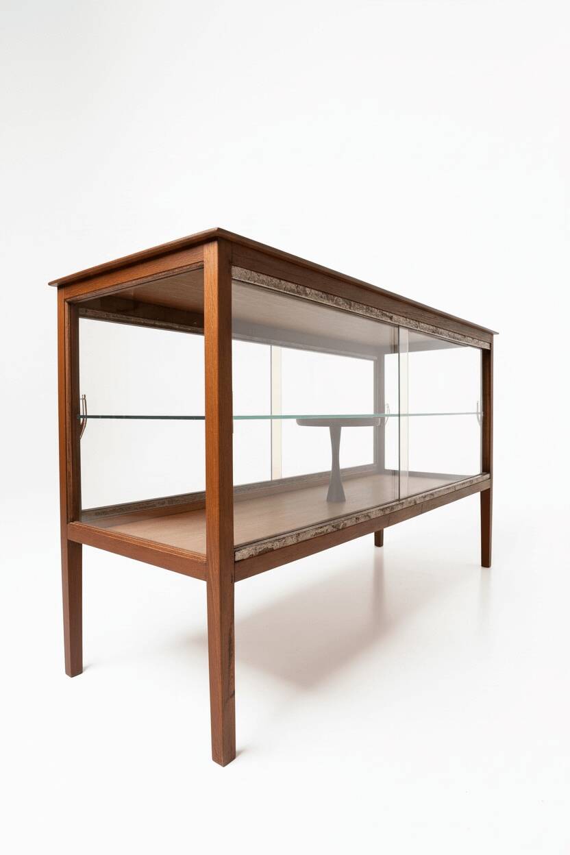 Old shop display cabinet