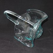 Corbeille en verre forme panier