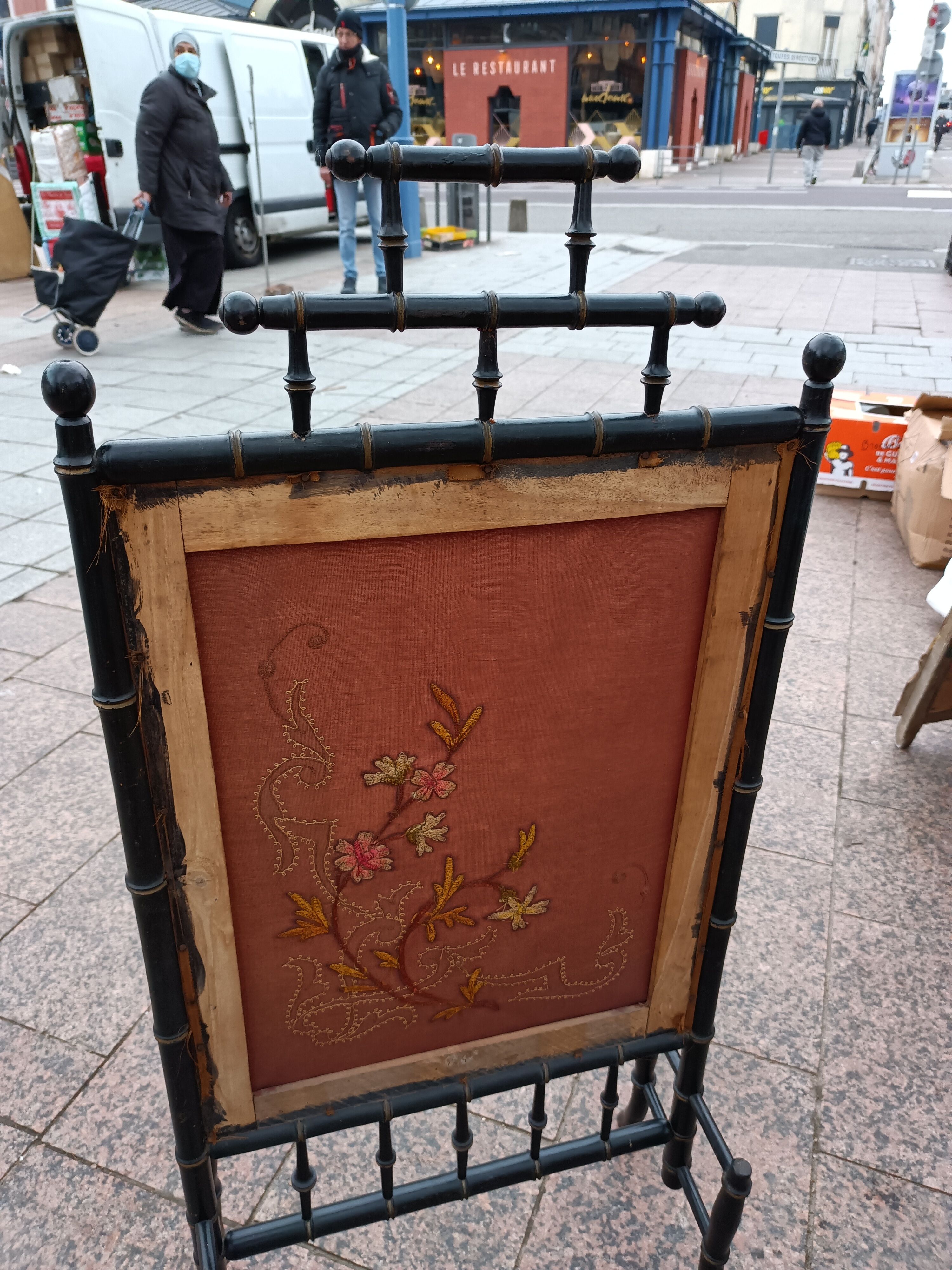 Old blackened wood Napoleon III era