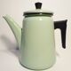 Coffee maker Mint green enamel