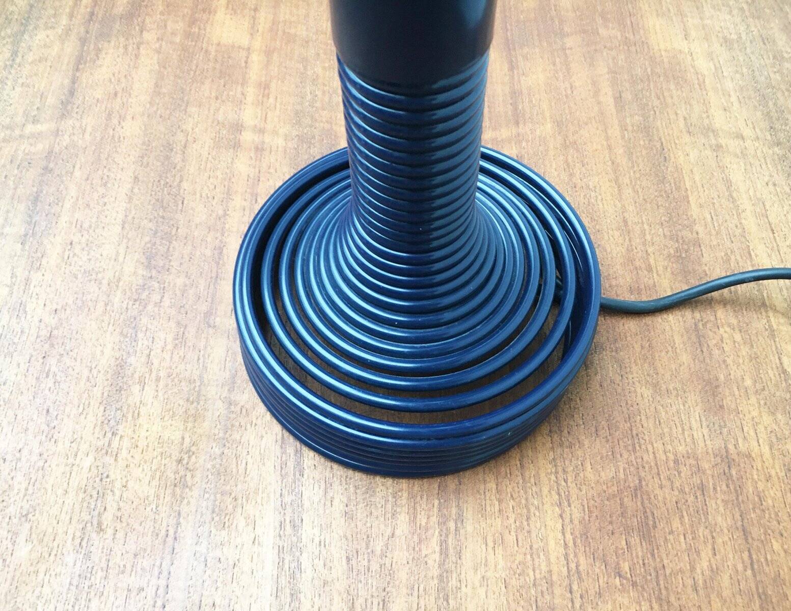 Lampe de table Spirale de l’ère spatiale italienne par Angelo Mangiarotti pour Candle