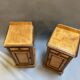 Paire de tables de chevet victoriennes en bois satiné