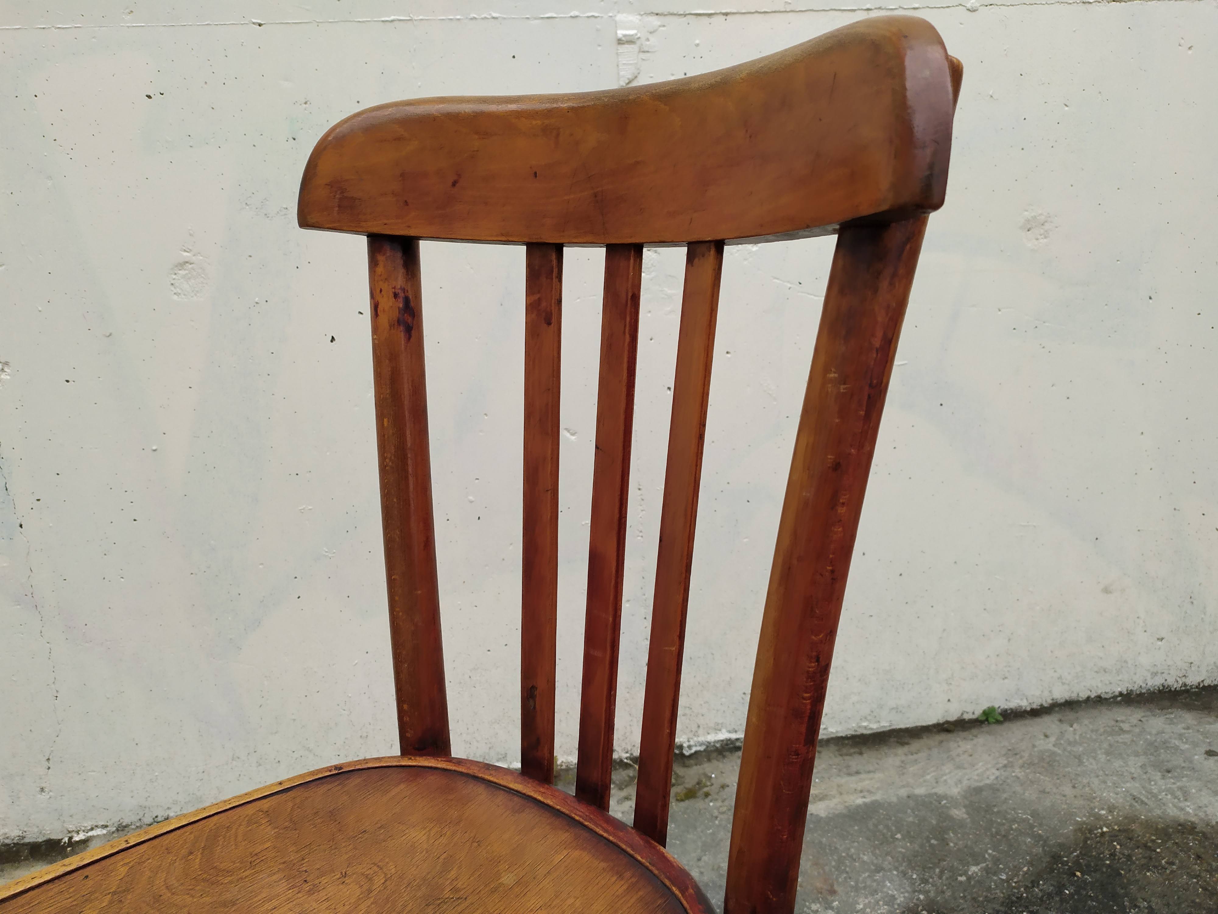 Lot de 18 chaises bistrot Fischel