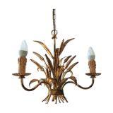 Chandelier brass ears of wheat