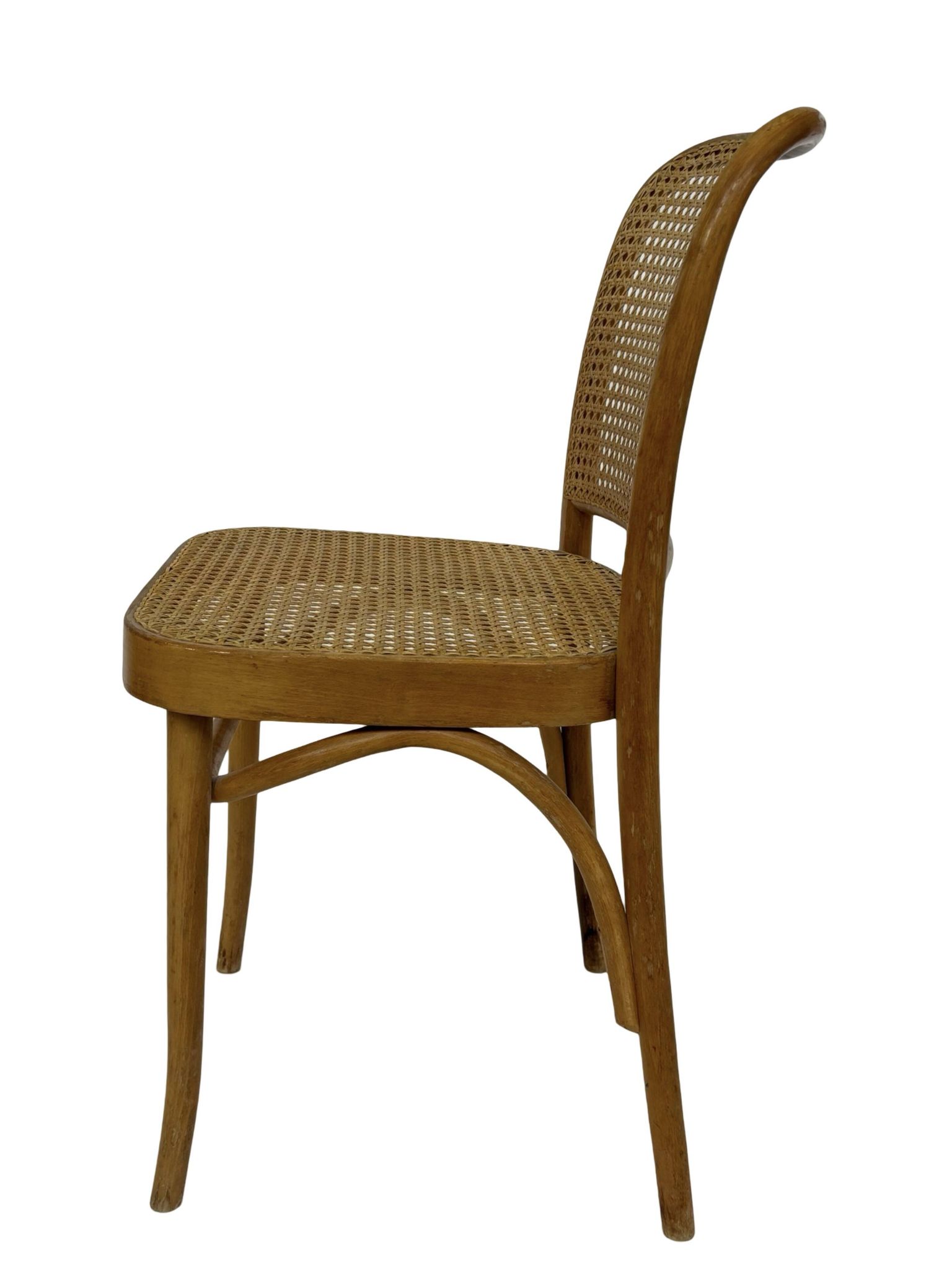 Ensemble de 4 chaises vintage Prague ou 811, FMG Pologne, Thonet Josef Hoffmann Design