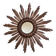 Wooden witch sun mirror 1950