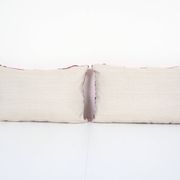 Matching silk ikat velvet pillows