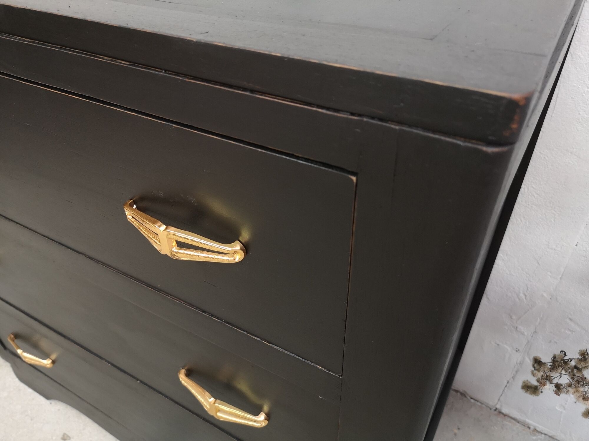 Vintage Parisian dresser 40 50 shabby patina