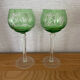 2 crystal Roemer wine glasses from the 70s/80s.