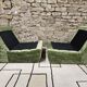 Pair of vintage velvet armchairs 1970"