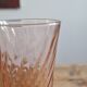 Service of 6 arcopal rosaline flutes