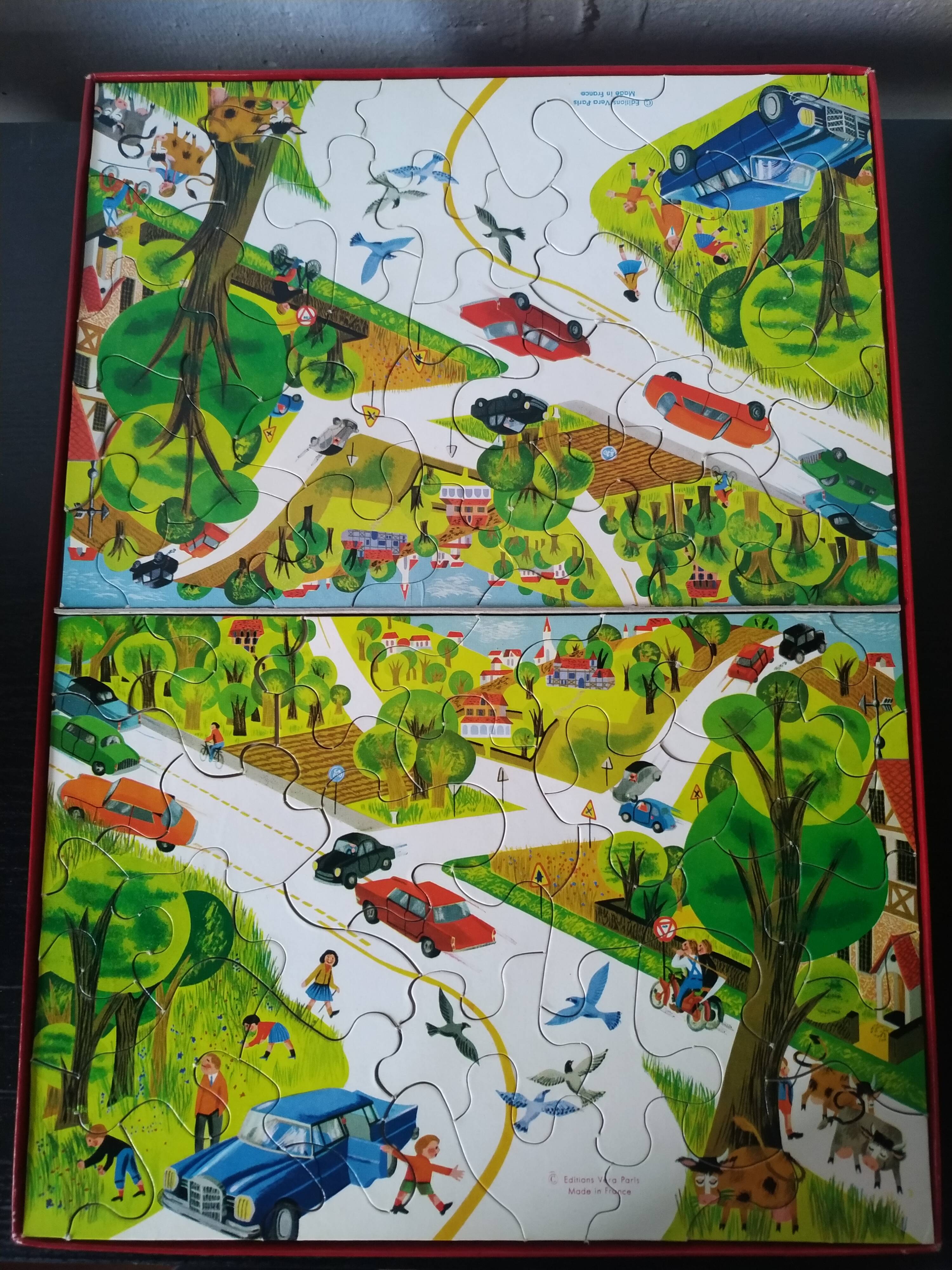 Puzzle vintage Karapousse