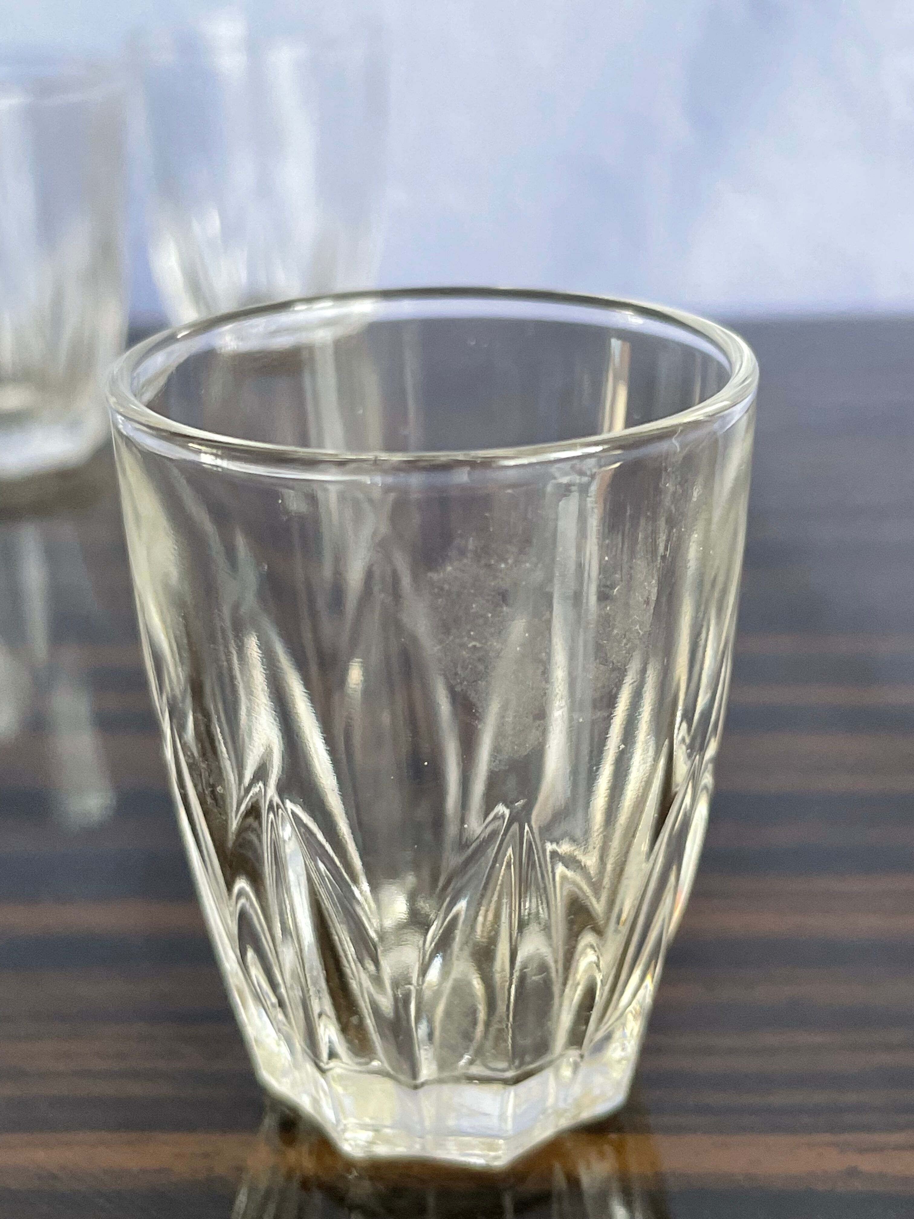 Service à liqueur monaco vintage ancien en verre