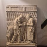 Plaster bas-relief