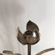 Bougeoirs italiens en métal argenté de Mesa, années 1970, ensemble de 2