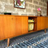 Vintage Scandinavian teak sideboard, 1970s