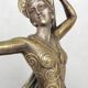 Art Deco bronze sculpture signed H. Molins