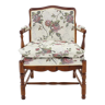 Fauteuil en hêtre antique des années 1940 en tissu Gobelin, Tchécoslovaquie