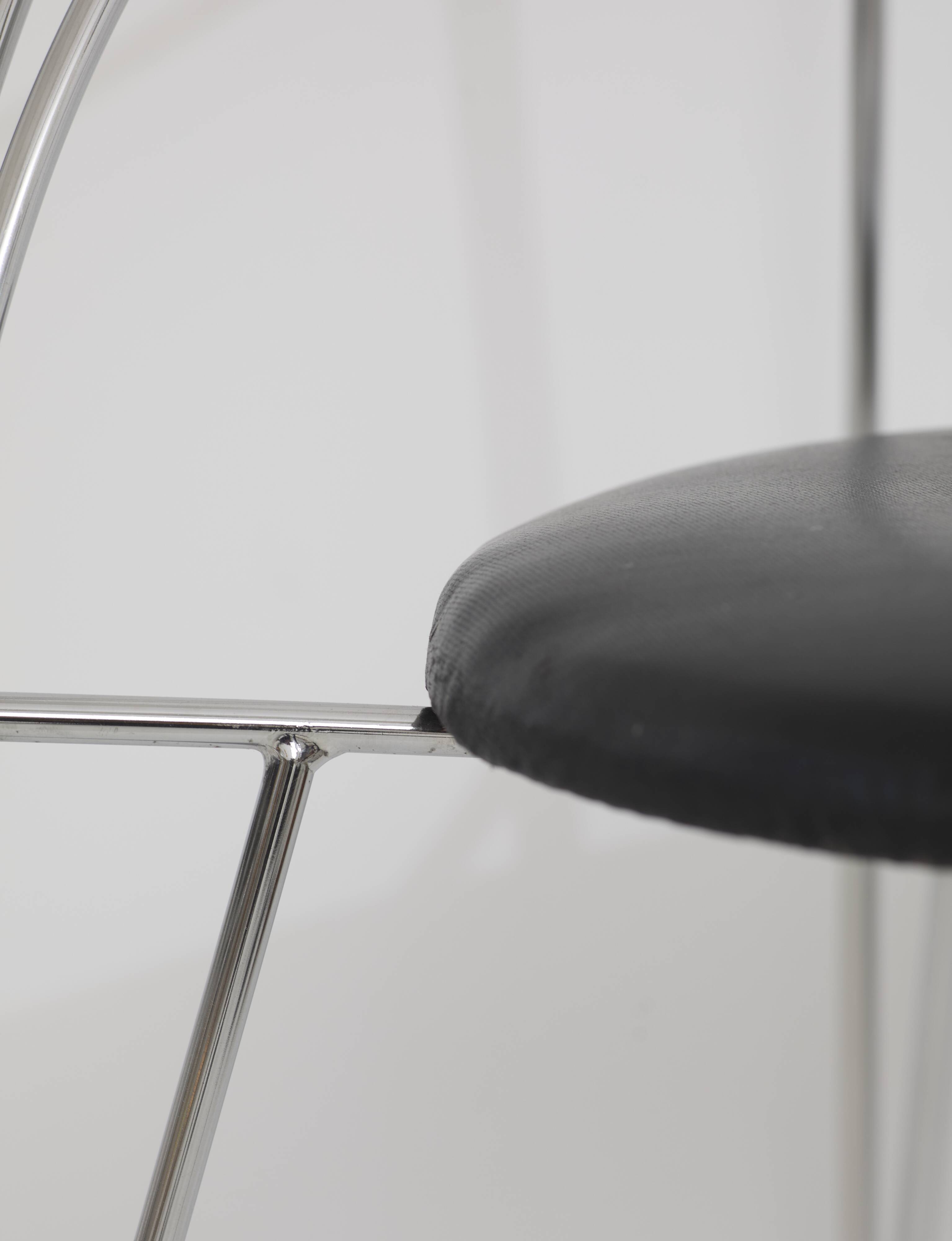 4 Silver Moon Chairs / Armchairs by Pascal Mourgue for Fermob 1980