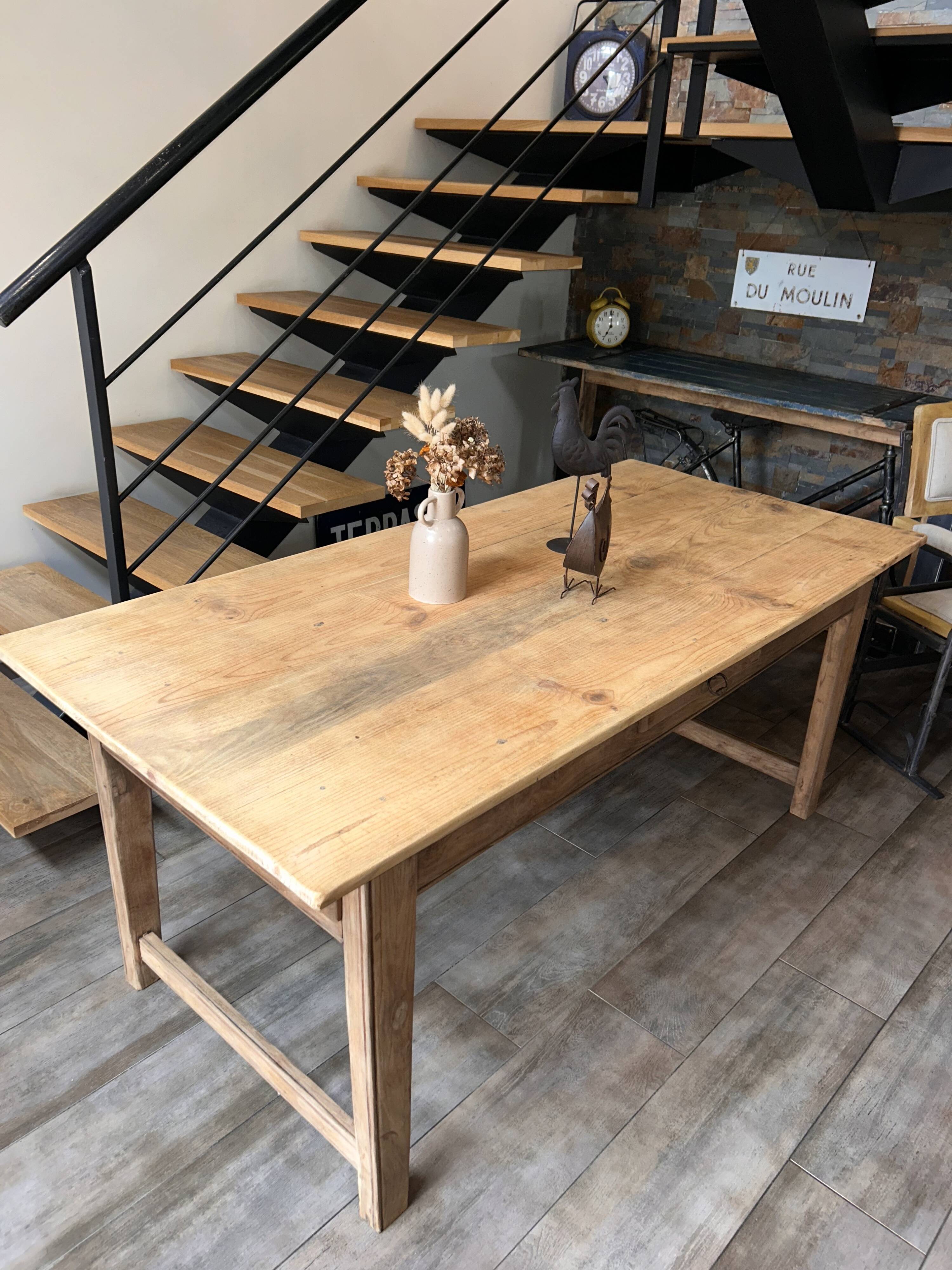 Renovated farmhouse table