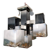 Sciolari - Lustre suspension - Modèle Cube à 5 lumières