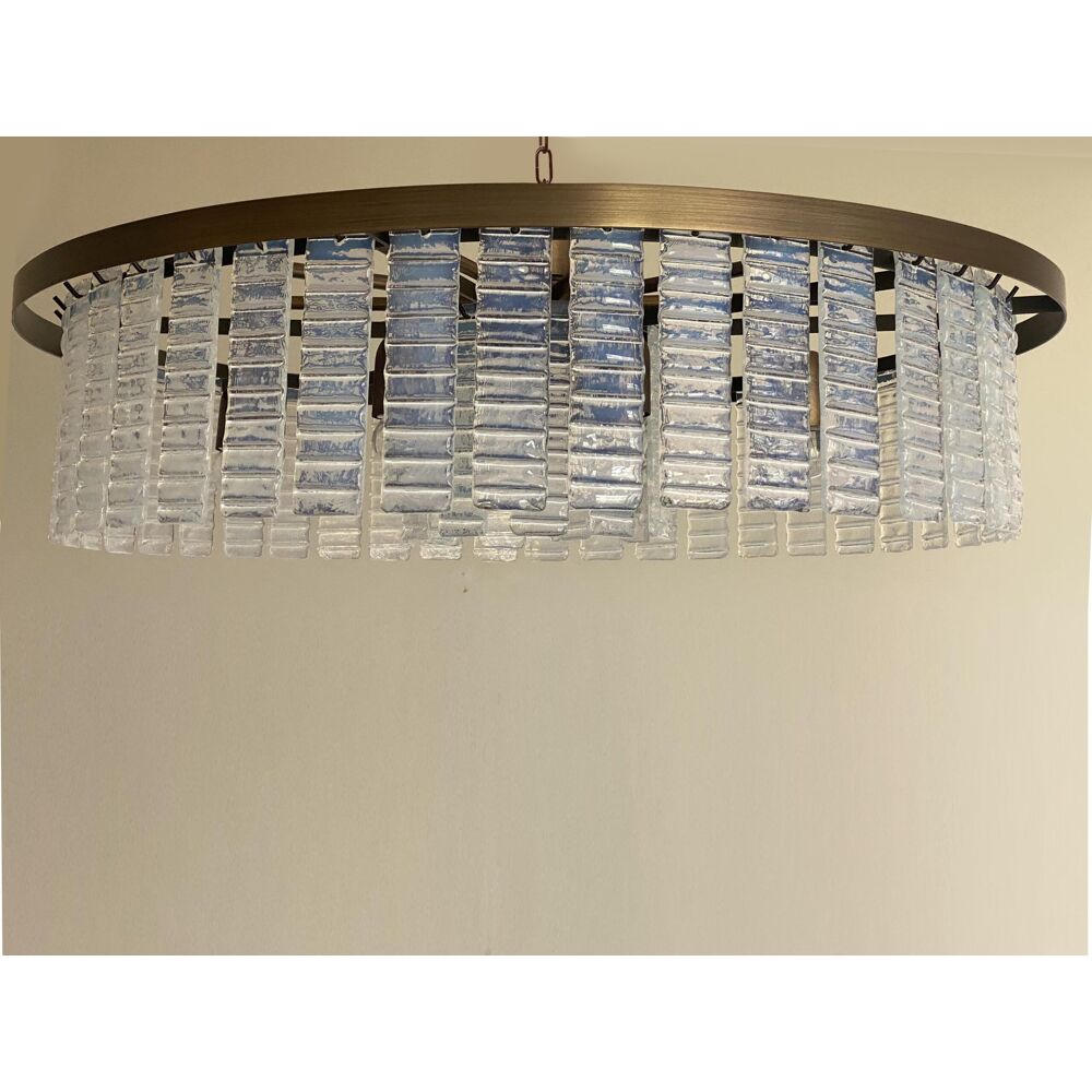 Plafonnier « listelli » murano