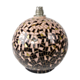 Vintage terracotta lamp and tesserae - circa 1950