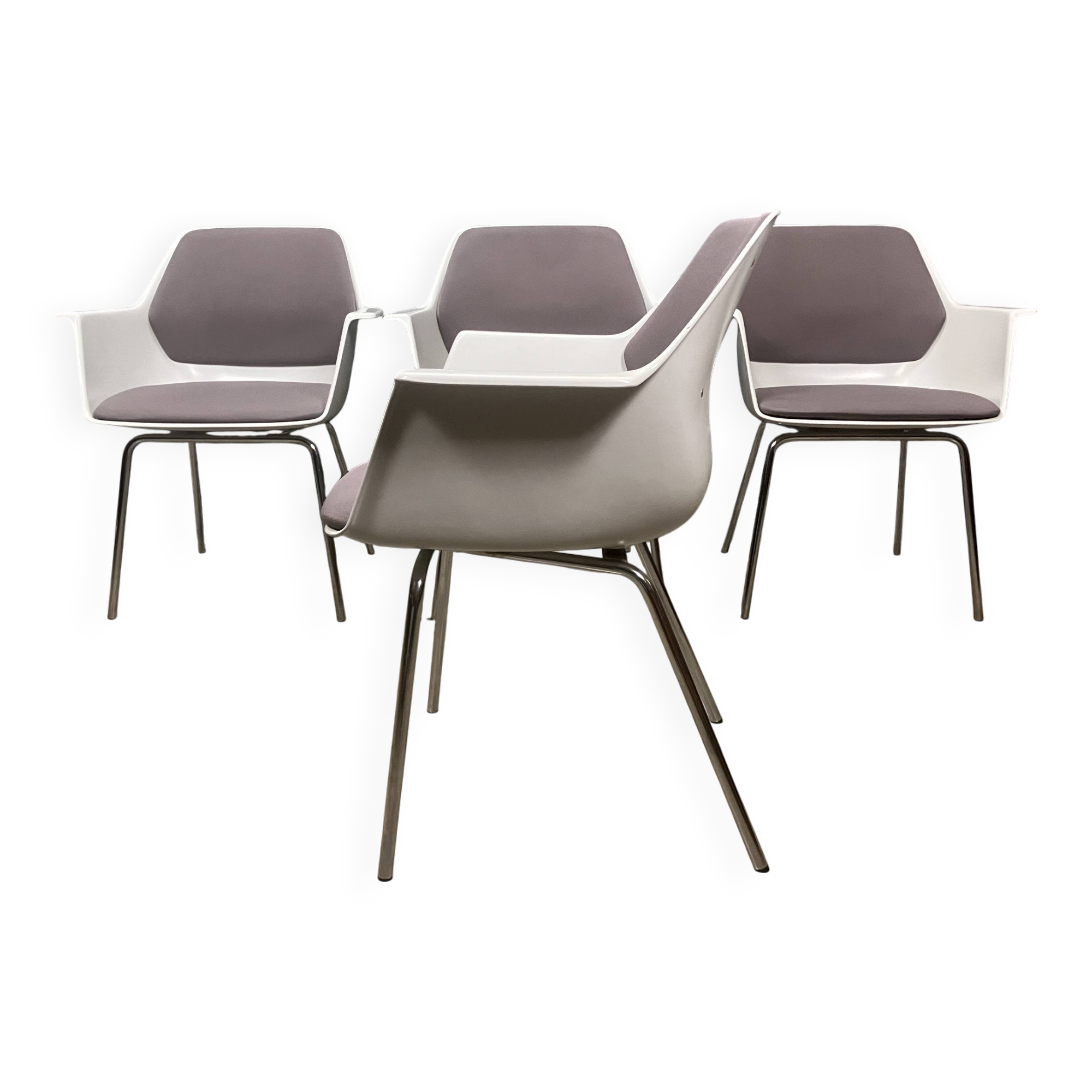 Space Age vintage bucket Chair Georg Leowald Wilkhahn