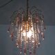 Pendants chandelier drops crystal of Murano circa 1980