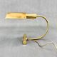 Lampe de bureau vintage en laiton, 1970