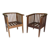 Colonial rosewood armchair early twentieth