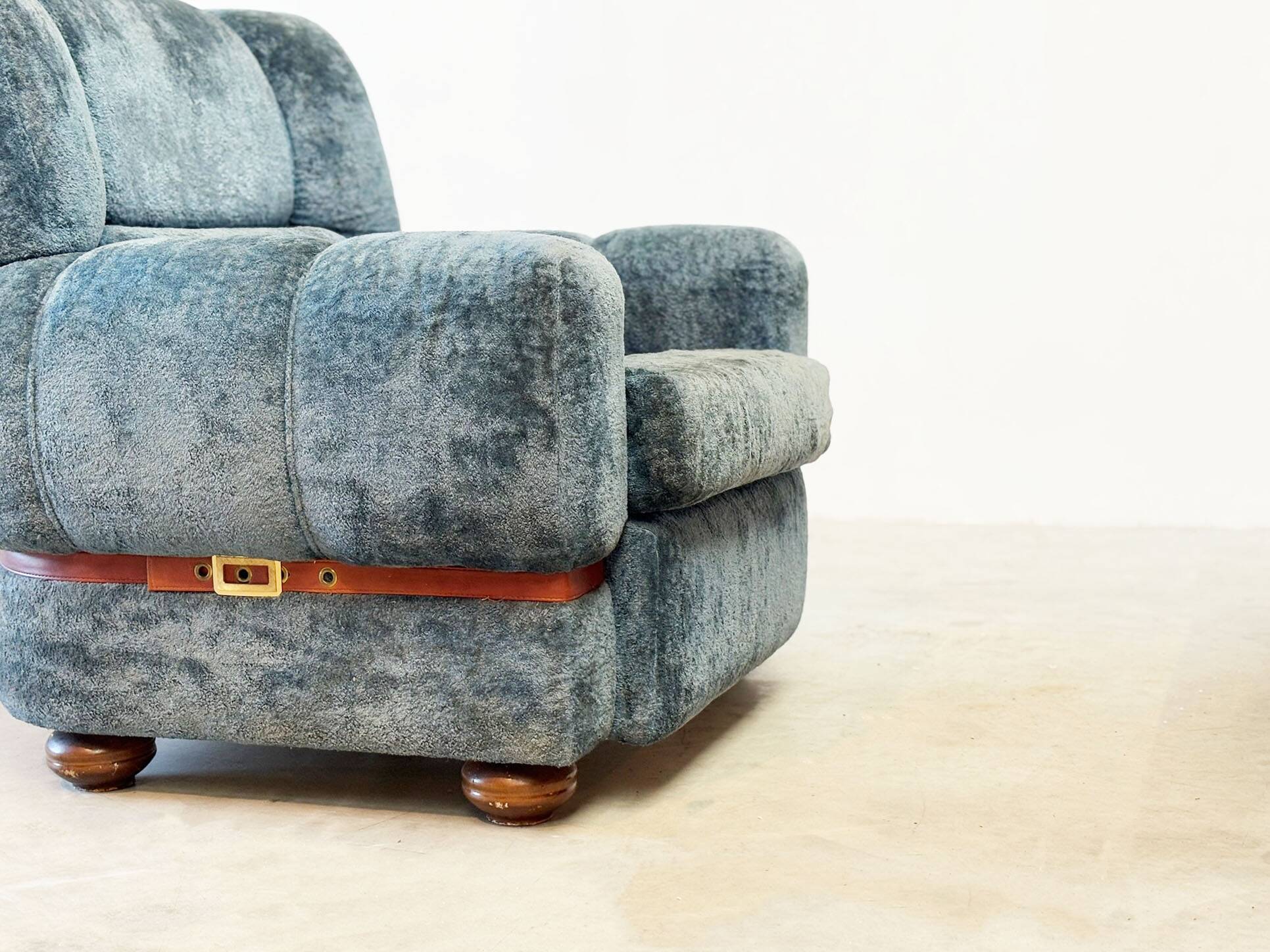 Set of two French lounge chairs