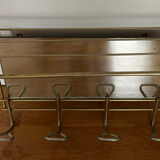 Vintage wall coat rack