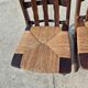 Set 4 vintage Triconfort France adjustible 1960s deckchair